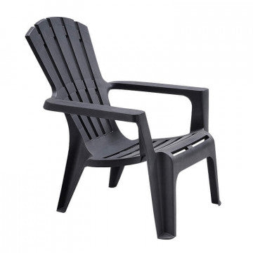 Poltrona resort style in polipropilene impilabile 73x80x88 cm