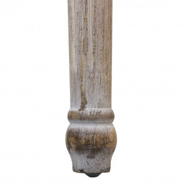 Panca in legno rivestita velluto rosa 125x45x48 cm peso 7,7 kg