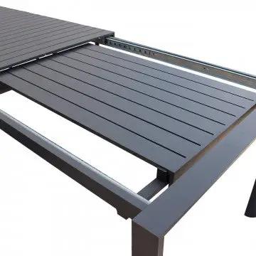 Table extensible Houston avec structure en aluminium 135/180 x 70