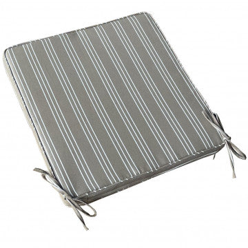 Cuscino seduta sfoderabile in poliestere idrorepellente 45x50x4 cm