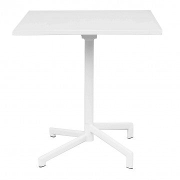 Tavolo quadrato 70x70 cm, struttura in acciaio con trattamento antiruggine