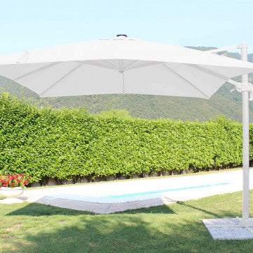 Ombrellone rettangolare 3x4 m palo alluminio 53x77 mm 8 stecche