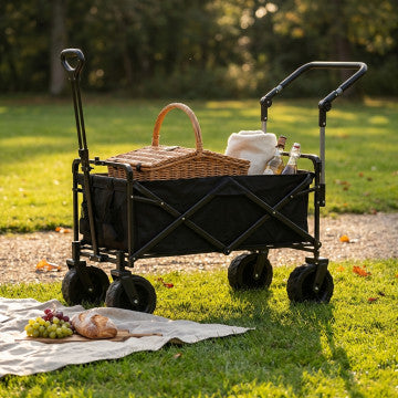Carrello con struttura metallica tubo ø25 mm, portata 110 kg, 50x85x97 cm