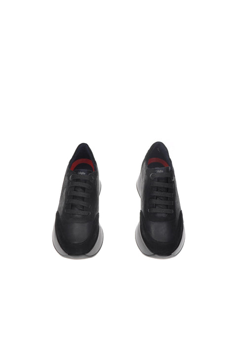 Sneaker Babylon Callaghan In Camoscio Con Chiusura A Laccio Sottopiede In Pelle Imbottito Suola In Gomma Alta 5 Cm