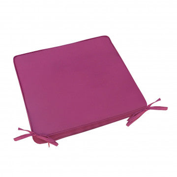 Cuscino seduta sfoderabile in poliestere idrorepellente 39x39x4 cm