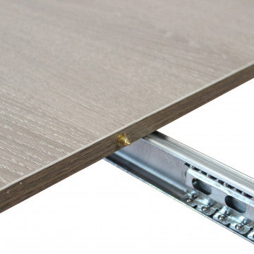 Tavolo consolle con piano melamina e struttura metallo 90x45x75 cm