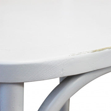 Sedia in polipropilene bianco, dimensioni 45x42x87 cm, peso 5,3 kg