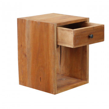 Mobiletto in legno di mogano 30x30x40 cm colore marrone