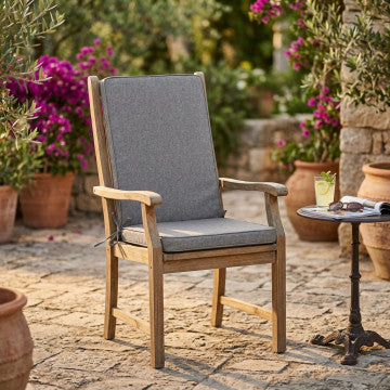Cuscino sfoderabile in poliestere idrorepellente 40x90 cm medio