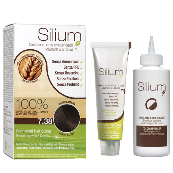 SILIUM COLORAZIONE CREMA BIONDO AMBRA 7.38
