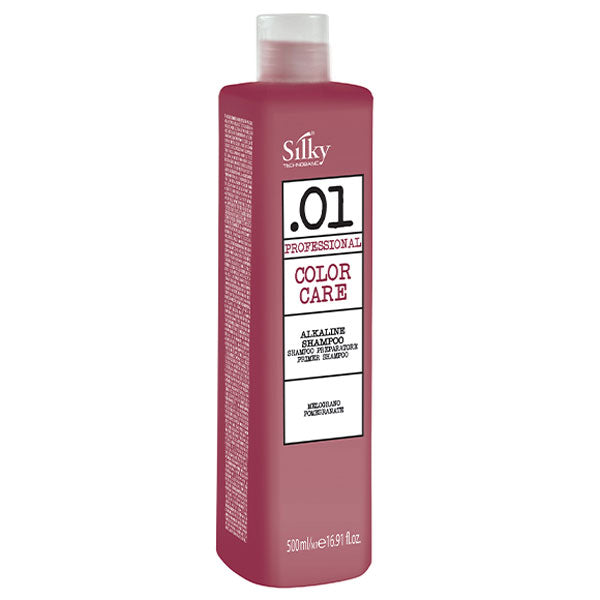 SILKY 01 COLORCARE SHAMPOO PREPARATORE ALKALINE SHAMPOO 500 ML