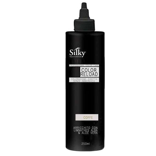 Flacone di colorazione capelli diretta senza ammoniaca Silky Coffee, 250 ml, con formula idratante e rivitalizzante, colore naturale e duraturo