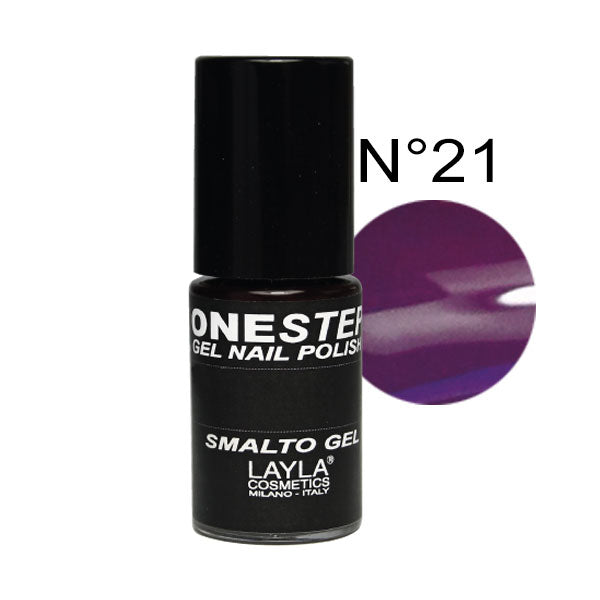 LAYLA ONE STEP GEL NAILPOLISH PURPLE RAIN 21