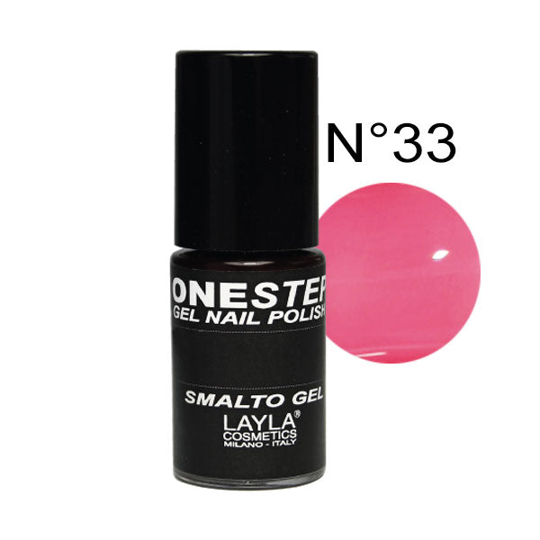 LAYLA ONE STEP GEL NAILPOLISH SUNSET FLUO 33