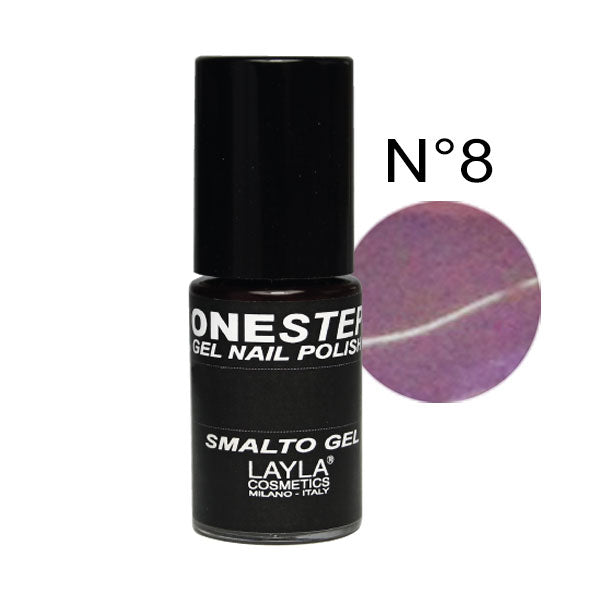 LAYLA ONE STEP GEL NAILPOLISH ANTHRACITE 08