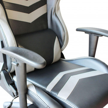 Poltrona gaming seduta 68,5x69,5 cm altezza regolabile 121-128,5 cm