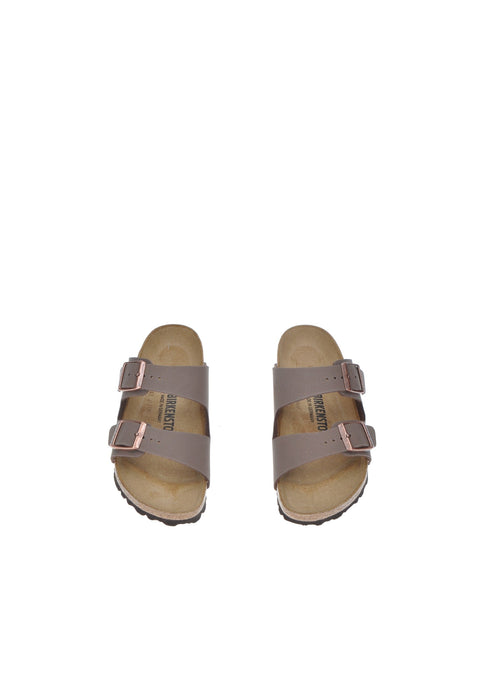 Sandalo Arizona BS Birkenstock Birko Flor Con Plantare Anatomico In Sughero E Lattice Cinture Con Fibbie Regolabili