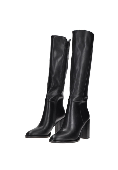 Stivali Miriam EXE In Ecopelle Con Chiusura A Cerniera Tacco Alto 8 Cm Con Sottopiede Imbottito In Pelle