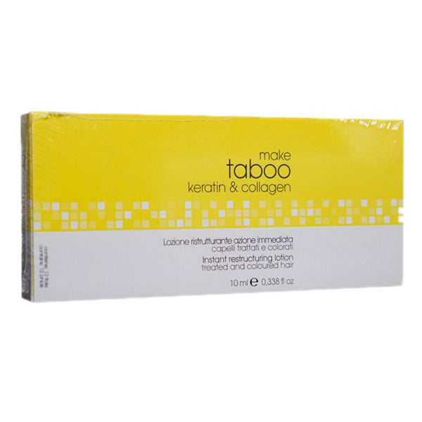 TABOO LOZIONE RISTRUTTURANTE KERATIN & COLLAGEN 12 FIALE 10 ML