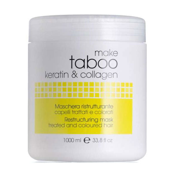 TABOO MASCHERA RISTRUTTURANTE KERATIN & COLLAGENE 1000 ML