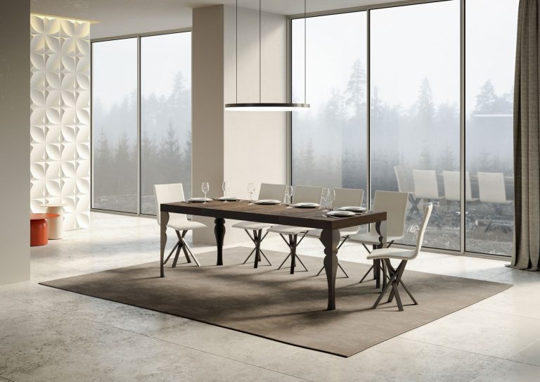 Itamoby Tavolo Allungabile Paxon Premium 90 cm - Struttura Antracite