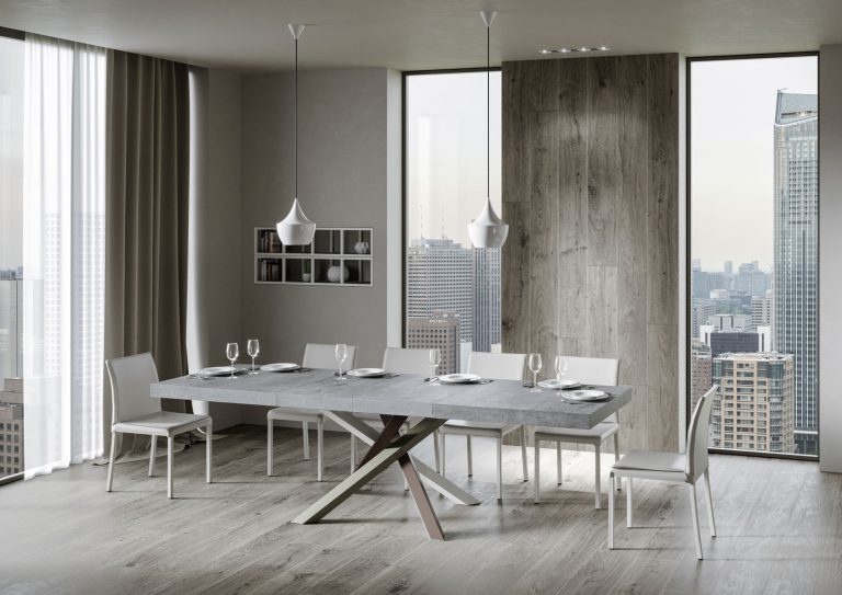 Itamoby Tavolo Allungabile Volantis Premium - Diverse Dimensioni e Finiture Elegantemente Progettate