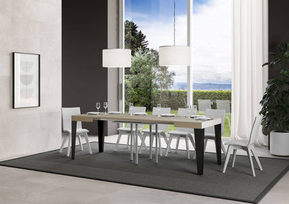 Itamoby Tavolo allungabile Flame con telaio e gambe antracite
