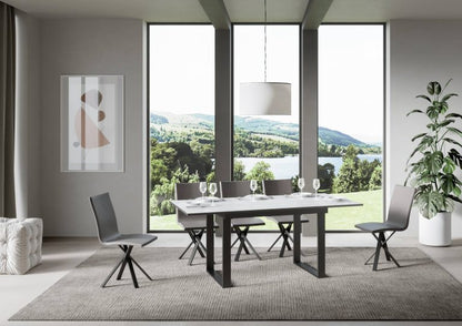 Itamoby Tavolo Allungabile Bandos 120 e 160 cm - Design Industriale
