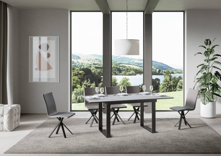 Itamoby Tavolo Allungabile Bandos 120 e 160 cm - Design Industriale