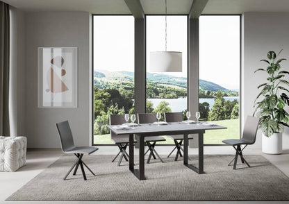 Itamoby Tavolo Allungabile Bandos 120 e 160 cm - Design Industriale