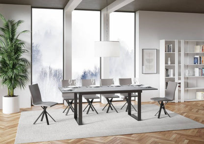 Itamoby Tavolo Allungabile Bandos 120 e 160 cm - Design Industriale