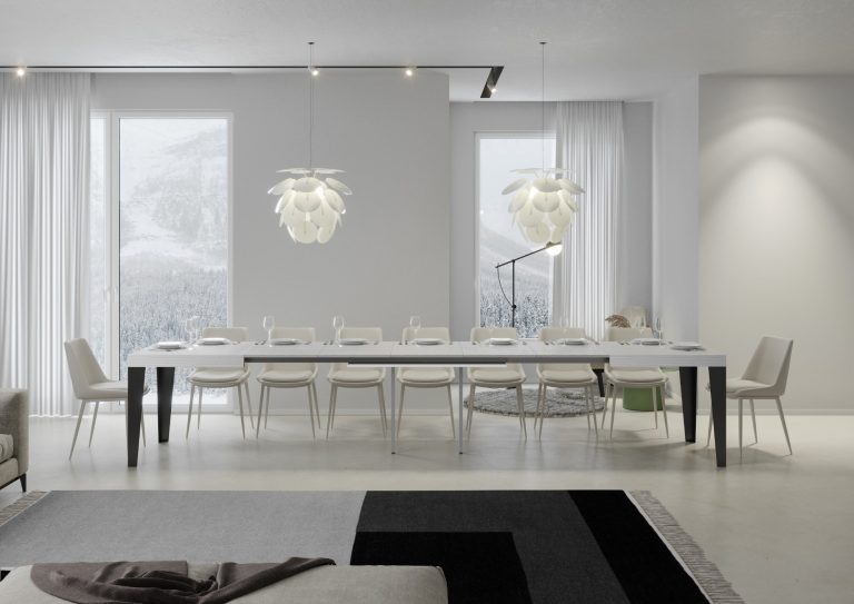 Tavolo Estensibile Flame P.90 - Struttura Antracite