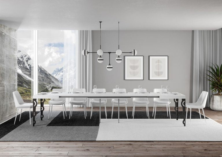 Tavolo Allungabile Karamay P.90 - Struttura Antracite