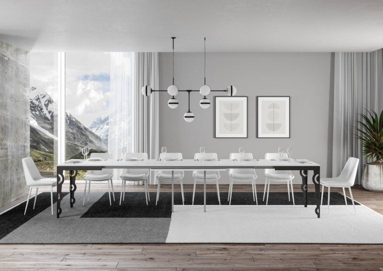 Tavolo allungabile Karamay Evolution P.90 - Struttura Antracite