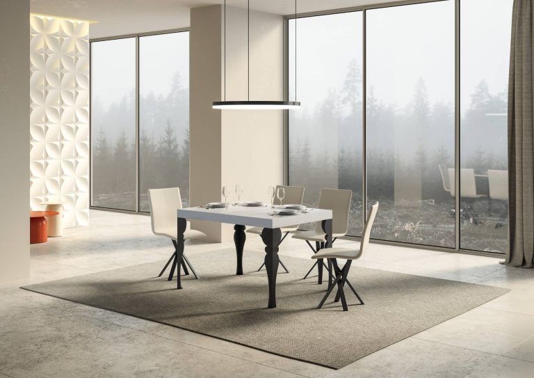 Itamoby Tavolo Allungabile Paxon Premium 90 cm - Struttura Antracite