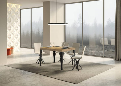 Itamoby Tavolo Allungabile Paxon Premium 90 cm - Struttura Antracite