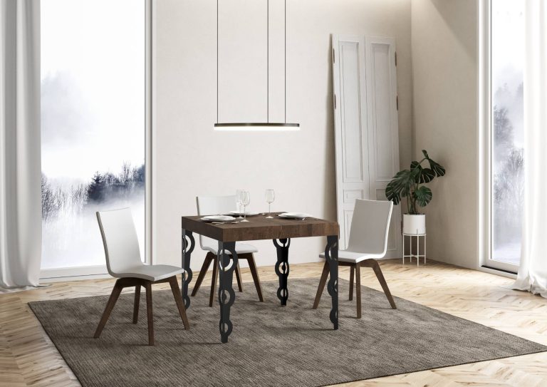 Table extensible Karamay Premium D. 90-Structure anthracite