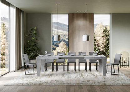 Tavolo allungabile Spimbo noce scuro, versione grande. Ideale per ambienti classici e moderni con stile.