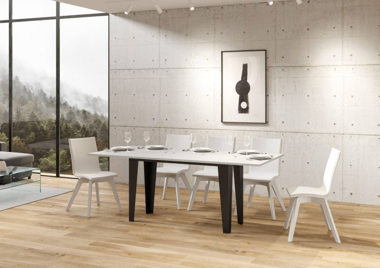 Tavolo Estensibile Flame Double P.90 - Design Pratico e Funzionale