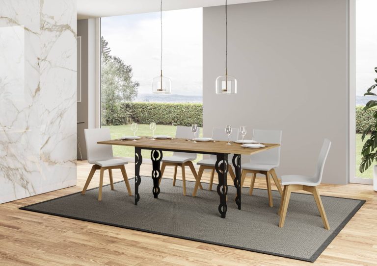 Itamoby Tavolo Estensibile Karamay Double 90 - Struttura Antracite