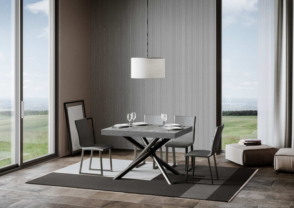 Sala moderna con tavolo Famas Premium grigio