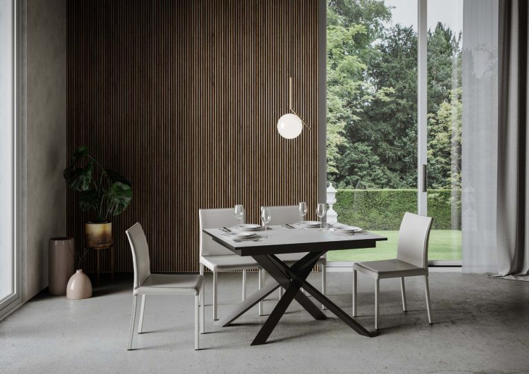 Ausziehtisch Ganty in elegantem Anthrazit