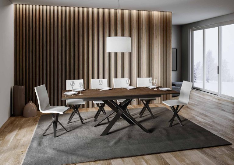 Ausziehtisch Ganty in elegantem Anthrazit