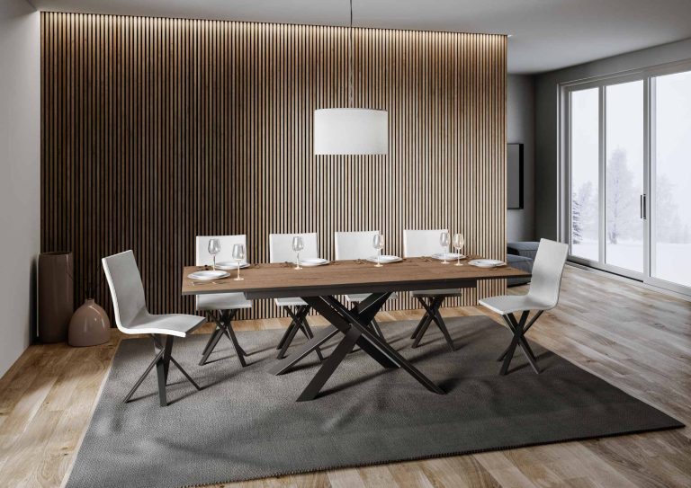 Ausziehtisch Ganty in elegantem Anthrazit