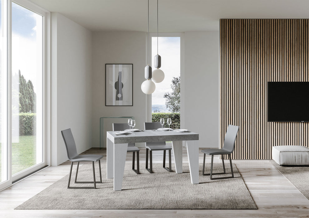 Tavolo allungabile Naxy Mix diversi colori Itamoby- gambe in diverse finiture