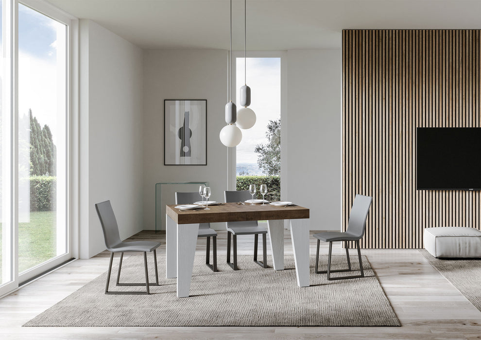 Tavolo allungabile Naxy Mix diversi colori Itamoby- gambe in diverse finiture