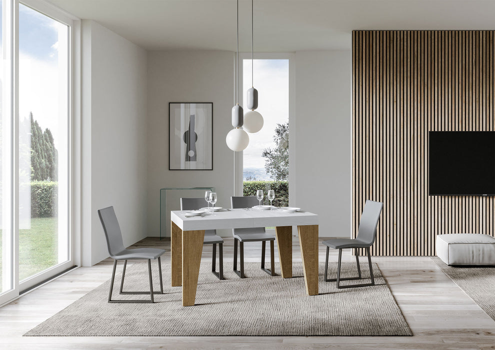 Tavolo allungabile Naxy Mix diversi colori Itamoby- gambe in diverse finiture