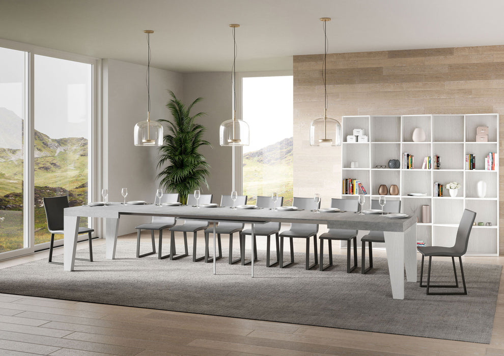 Tavolo allungabile Naxy Mix diversi colori Itamoby- gambe in diverse finiture