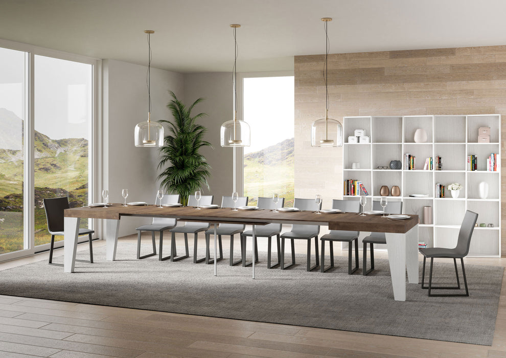 Tavolo allungabile Naxy Mix diversi colori Itamoby- gambe in diverse finiture