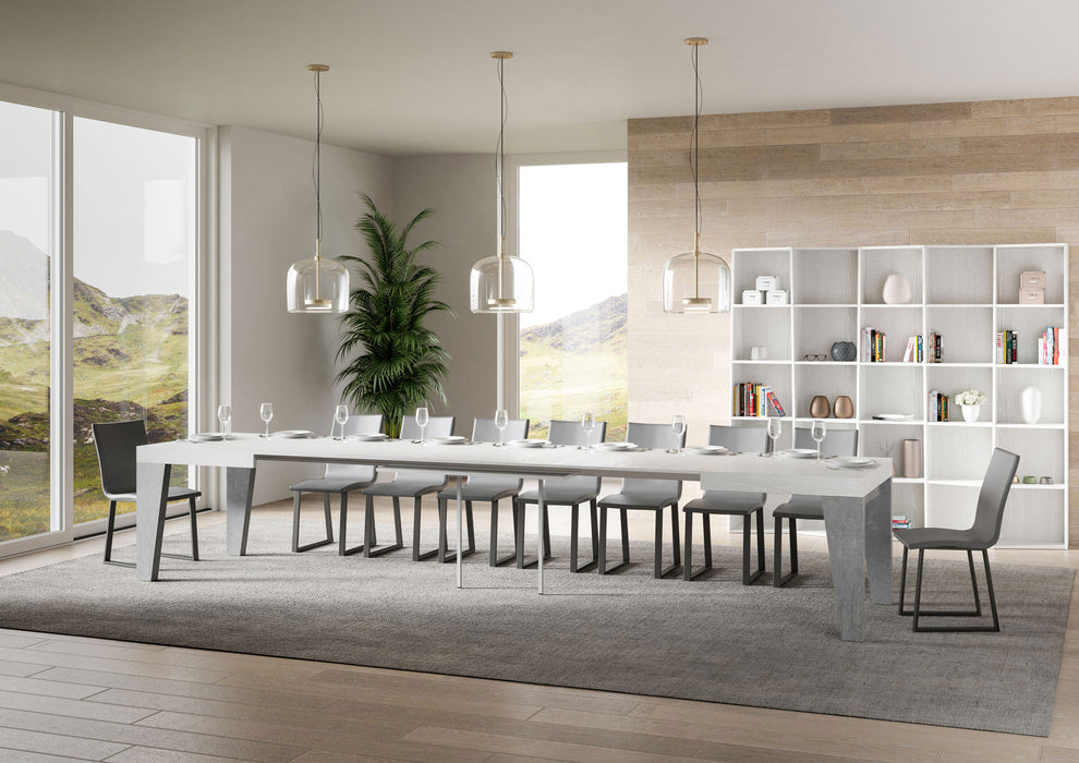 Tavolo allungabile Naxy Mix diversi colori Itamoby- gambe in diverse finiture